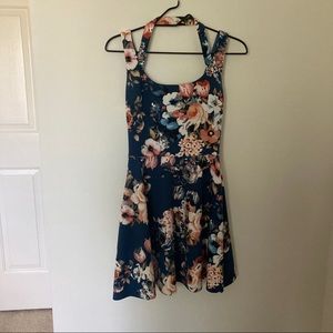 Fit and flare floral dress